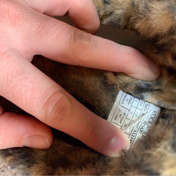 Koolaburra By UGG Slipper Shoes Cheetah Print Women’s Size 5 Footwear - Picture 3 of 4